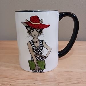 Signature Housewares Hipster Tiger Coffee Mug